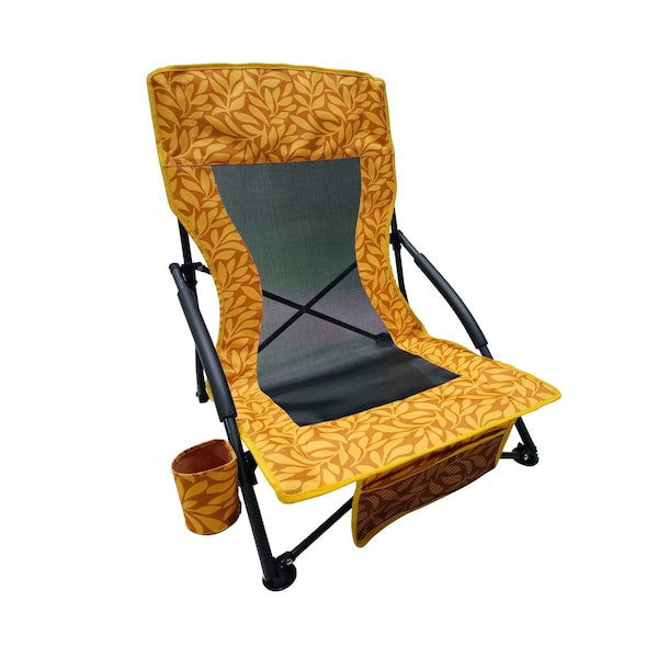 Snow Joe Bliss Hammocks Collapsible Beach Chair W Cup Holder BBC-353-AL - main